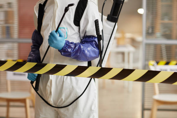 Professional Biohazard Cleanup technician working in Morrow, GA
